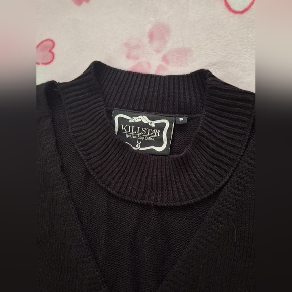 SOLD Killstar Hell in Harlow Distressed Sweater Dress - Picture 4 of 4